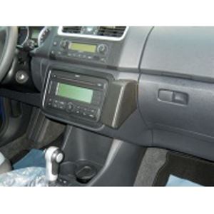 Image de Telefon-Konsole für Skoda Roomster, ab Bj. 04/2006 (Montage unten), BLACK, Kunstleder