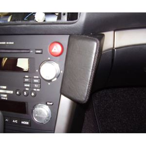 Image de Telefon-Konsole für Subaru Tribeca, ab Bj. 2006 - Montage oben, BLACK, Kunstleder