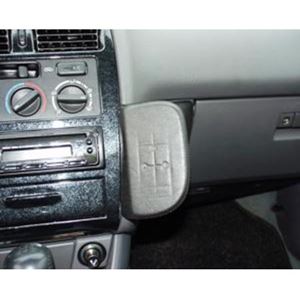 Εικόνα της Telefon-Konsole für Toyota Avensis, ab Bj. 97 bis 2002, BLACK, Kunstleder