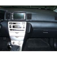 Εικόνα της Telefon-Konsole für Toyota Corolla E12 (3-/5-türig), ab Bj. 02-, BLACK, Kunstleder