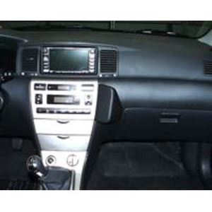 Εικόνα της Telefon-Konsole für Toyota Corolla E12 (3-/5-türig), ab Bj. 02-, BLACK, Kunstleder