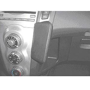 Bild von Telefon-Konsole für Toyota Yaris, ab Bj. 01/2006 bis 12/2011, BLACK, Echtleder
