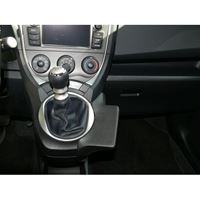Image de Telefon-Konsole für Subaru Trezia, ab Bj. 03/2011 , BLACK, Echtleder