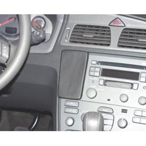 Image de Telefon-Konsole für Volvo V70, ab Bj. 2000 bis 08/2007 (Montage am Ablagefach), BLACK, Kunstleder