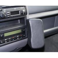Obrazek Telefon-Konsole für VW T4 Caravelle / Multivan, ab Bj. 95- /VW T4 Transporter, ab Bj. 96- , BLACK, Echtleder