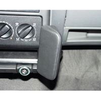 Afbeelding van Telefon-Konsole für VW Polo Caddy Kastenwagen, ab Bj. 97-2003, 2x Airbag, BLACK, Kunstleder
