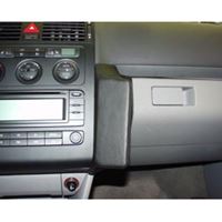 Imagen de Telefon-Konsole für VW Touran, ab Bj. 2003 bis 08/2010, BLACK, Kunstleder