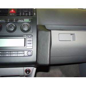 Obrazek Telefon-Konsole für VW Touran, ab Bj. 2003 bis 08/2010, BLACK, Kunstleder