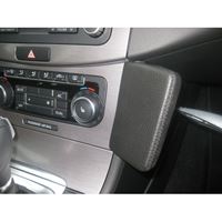 Imagen de Telefon-Konsole -KLEIN- für VW PASSAT (B6) ab Bj. 03/2005 bis 09/2010 und VW PASSAT (B7) ab 10/2010, BLACK, Echtleder