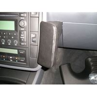 Изображение Telefon-Konsole für VW Sharan, ab Bj. 2000 bis 08/2010 (Kleinere Auflagefläche), BLACK, Kunstleder