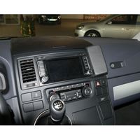 Image de Telefon-Konsole für VW T5 Multivan, ab Bj. 2003- (auch ab 2009), BLACK, Echtleder