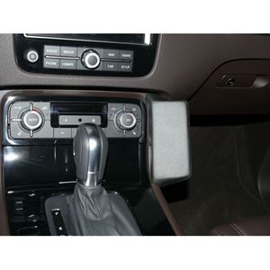 Obrazek Telefon-Konsole für VW Touareg, ab Bj. 04/2010, BLACK, Echtleder