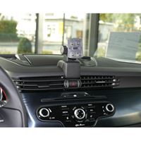 Resim Navi-Konsole HR für Alfa Romeo Giulietta, ab Bj. 2010-, BLACK, Kunstleder
