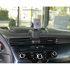 Resim Navi-Konsole HR für Alfa Romeo Giulietta, ab Bj. 2010-, BLACK, Kunstleder
