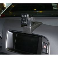 Resim Navi-Konsole HR für Audi Q5, ab Bj. 2008 , BLACK, Kunstleder