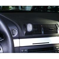Resim Monitor-Konsole für BMW 3er (E46), ab Bj. 1998-, BLACK, Kunstleder