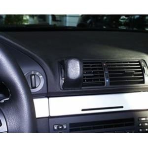 Resim Monitor-Konsole für BMW 3er (E46), ab Bj. 1998-, BLACK, Kunstleder