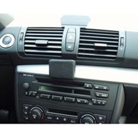 Resim Monitor-Konsole für BMW 1er (E87), ab Bj. 2004 bis 02/2007, BLACK, Kunstleder