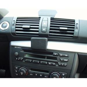 Resim Monitor-Konsole für BMW 1er (E87), ab Bj. 2004 bis 02/2007, BLACK, Kunstleder