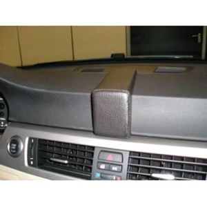 Resim Monitor-Konsole für BMW 3er (E90, E91, E92, E93), ab Bj. 2005- (Nur für Farzeuge ohne werksseitige Navigation), BLACK, Kunstleder
