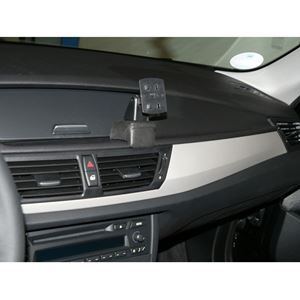 Resim Navi-Konsole HR für BMW Mini One / Mini Cooper, ab Bj. 2007, BLACK, Kunstleder