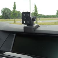 Resim Navi-Konsole HR für BMW 5er (F10, F11), ab Bj. 03/2010, BLACK, Kunstleder