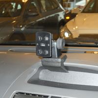 Resim Navi-Konsole HR für Chevrolet Spark ab Bj. 03/2010-, BLACK, Kunstleder