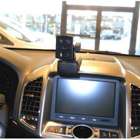 Resim Navi-Konsole HR für Chevrolet Captiva ab Bj. 10/2011-, BLACK, Kunstleder