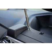 Resim Monitor-Konsole für Dacia Lodgy, ab Bj. 06/2012-, BLACK, Kunstleder