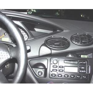 Immagine di Monitor-Konsole für Ford Focus, ab Bj. 1998 bis 10/2004, BLACK, Kunstleder
