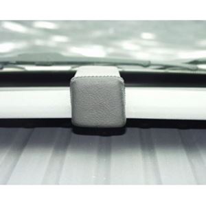 Immagine di Monitor-Konsole für Ford Transit Connect / Tourneo Connect, ab Bj. 2003 bis 2009, BLACK, Kunstleder