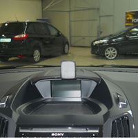 Immagine di Monitor-Konsole für Ford Kuga, ab Bj. 03/2013-, BLACK, Kunstleder