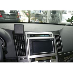 Immagine di Monitor-Konsole für Hyundai ix55, ab Bj. 11/2008, BLACK, Kunstleder