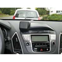 Immagine di Monitor-Konsole für Hyundai ix35, ab Bj. 2010, BLACK, Kunstleder