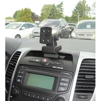 Immagine di Monitor-Konsole für Hyundai ix20, ab Bj. 10/2010, BLACK, Kunstleder