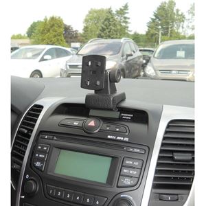 Resim Monitor-Konsole für Hyundai ix20, ab Bj. 10/2010, BLACK, Kunstleder