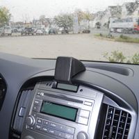 Immagine di Monitor-Konsole für Hyundai H1 (i800), ab Bj. 01/2008-, BLACK, Kunstleder