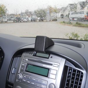 Immagine di Monitor-Konsole für Hyundai H1 (i800), ab Bj. 01/2008-, BLACK, Kunstleder