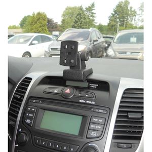 Resim Navi-Konsole HR für Hyundai ix20, ab Bj. 10/2010-, BLACK, Kunstleder