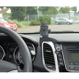 Resim Navi-Konsole HR für Hyundai i30, ab Bj. 01/2012-, BLACK, Kunstleder