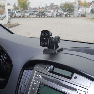 Resim Navi-Konsole HR für Hyundai H1 (i800), ab Bj. 01/2008-, BLACK, Kunstleder