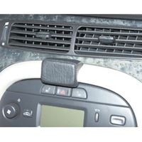 Immagine di Monitor-Konsole für Jaguar X-Type, ab Bj. 2001-, BLACK, Kunstleder