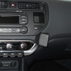 Immagine di Monitor-Konsole für KIA Cee`d II, ab Bj. 06/2012-, BLACK, Kunstleder