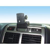 Resim Navi-Konsole HR für KIA Sportage ab Bj. 11/2004 bis 05/2010, BLACK, Kunstleder