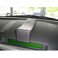 Resim Monitor-Konsole für Mazda 5, ab Bj. 06/2005 bis 12/2007, BLACK, Kunstleder
