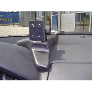 Bild von Navi-Konsole HR für Mercedes C-Klasse (W204), ab Bj. 03/2007 bis 02/2011, BLACK, Kunstleder