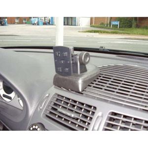 Resim Navi-Konsole HR für Mercedes E-Klasse (W211) Kunststoffgitter, ab Bj. 2002 , BLACK, Kunstleder