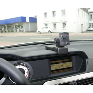 Resim Navi-Konsole HR für Mercedes C-Klasse (W204) FACELIFT, ab Bj. 03//2011, BLACK, Kunstleder