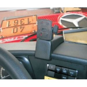 Resim Navi-Konsole HR für Mercedes A-Klasse (W176), ab Bj. 07/2012, BLACK, Kunstleder