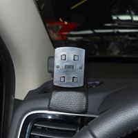 Resim Navi-Konsole HR für Mitsubishi Outlander, ab Bj. 11/2012-, BLACK, Kunstleder